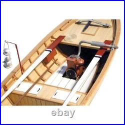 1/16 Authentic Wooden Ship Model 18 Long! The Bosphorus Sandal Rowboat