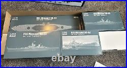 1/200 scale model ship Trumpeter Battleship Missouri