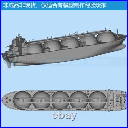 1/700/1250 MOSS LNG carrier ship Model white resin Kit