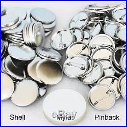 1000 Buttons Pin Back 3 Parts for model #300 Free Shipping