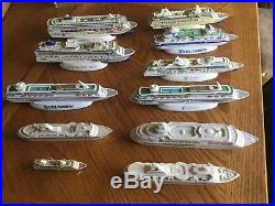 11 Ship models for sale! Royal Caribbean and Norwegian