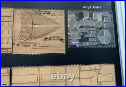 112 Thunderbird 55 Wooden Yacht Model Kit 1392mm 54.8 RC Model Ship Kit