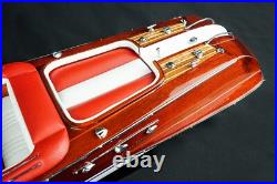 116 Riva Aquarama Handcrafted Model Italian Speed Boat Wooden Ship 21