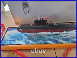 1200 50CM 039B Attack Submarine Warship Diecast Military Battle Ship Model