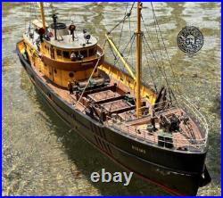 135 1.2M Sirius The Adventures Of Tintin Handmade Wooden Ship Model Kit