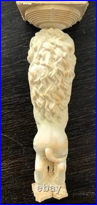 150 Ingermanland 1715 Ship Model Bow Lion Boxwood Carving Decoration