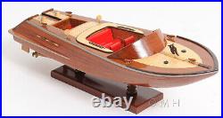 16 Inch Runabout Sm Speedboat Ship Model