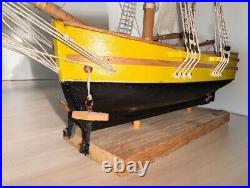 16 Vintage Wood Model Ship Boat Goleta