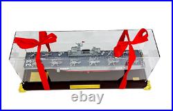 1600 43CM Type 75 Amphibious Assault Ship Anhui 33 Battle Ship Diecast Model