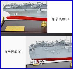 1600 43CM Type 75 Amphibious Assault Ship Anhui 33 Battle Ship Diecast Model