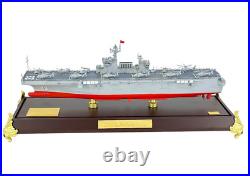 1600 43CM Type 75 Amphibious Assault Ship Anhui 33 Battle Ship Diecast Model