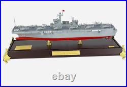 1600 43CM Type 75 Amphibious Assault Ship Anhui 33 Battle Ship Diecast Model