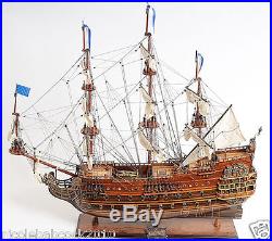 16th Century Replica 28 Soleil Bult For King Louis XIV Sun King Wood Model Ship