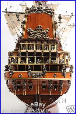 16th Century Replica 36 Soleil Bult For King Louis XIV Sun King Wood Model Ship