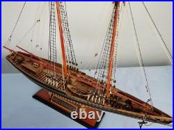 172 American Cup Bluenose FULL RIB POF Sailboat 730mm Wooden Ship Model Kit
