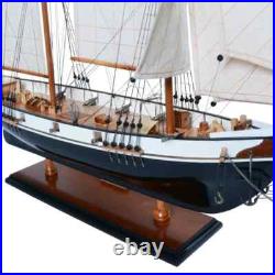 1847 Harvey Baltimore Clipper Wooden Model Tall Ship 35 Sailboat
