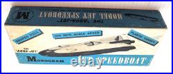 1946 WOODEN JET SPEED BOAT KIT B6, UNBUILT IN BOX, Monogram Models