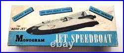 1946 WOODEN JET SPEED BOAT KIT B6, UNBUILT IN BOX, Monogram Models