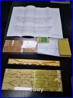 196 HMS Enterprize 1774 450mm 17 Sailing Vassel POF Wooden Model Ship Kit