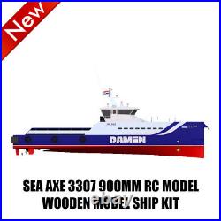 1PC SEA AXE 3307 900mm RC Model Wooden Model Ship Kit