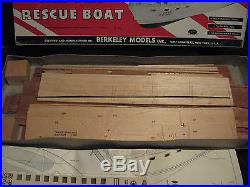 1st Orig VTG 1957 USAF Air-Sea Rescue Boat Berkeley's 30 Wooden Ship Model Kit