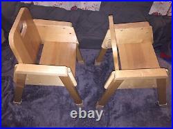 2 COMMUNITY PLAYTHINGS Chairs J410-2 Model Exc Cond Disassembled For Shipping