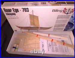 2 New Model Ship Kits Billings Boat Roar Ege & Dusek Knarr Viking Wood Model