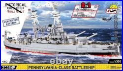 2-in-1 Pennsylvania-Class Battleship Block Puzzle & Display Model -Ship from US
