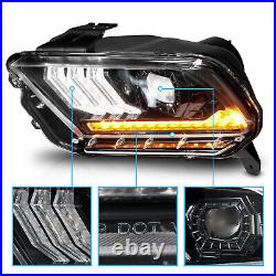 2013-2014 For Ford Mustang HID Full LED Sequential Signal Headlight