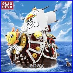 2080PCS Thousand Sunny Pirates Ship Fantasy Cartoon Ship Model Building blocks