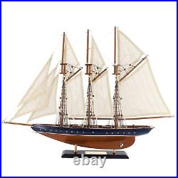 25 Wooden Sailboat model sailing Yacht Atlantic Schooner Ship Scale Replica