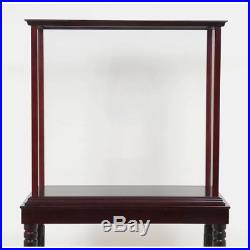 26.5-inch DISPLAY STAND CASE for Collectibles Ships Yachts Boats Models Wood