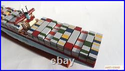 27.5 Inch EMMA MAERSK 70cm (27.5) WOODEN MODEL SHIP High quality