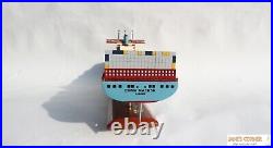 27.5 Inch EMMA MAERSK 70cm (27.5) WOODEN MODEL SHIP High quality