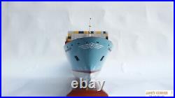 27.5 Inch EMMA MAERSK 70cm (27.5) WOODEN MODEL SHIP High quality