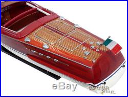 34 Riva Tritone Handcrafted Wooden Model Boat Ready for display
