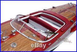 34 Riva Tritone Handcrafted Wooden Model Boat Ready for display