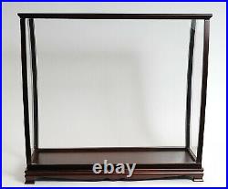 34 Wood & Plexiglass Tabletop DISPLAY CASE For Tall Ship Models New Collectible