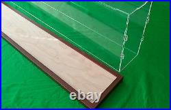 35 Acrylic Display Case Box for Ocean Liner Cruise Ships Collectibles wood base