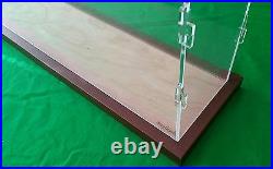 35 Acrylic Display Case Box for Ocean Liner Cruise Ships Collectibles wood base
