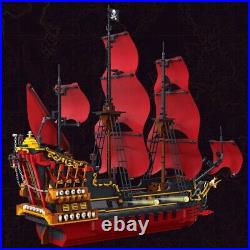 3694pcs Model Building Blocks Set Queen Anne's Revenge Pirate Ship Toys For Kids