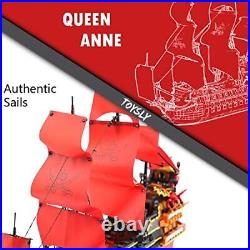 3694pcs Model Building Blocks Set Queen Annes Revenge Pirate Ship Toy For Kids