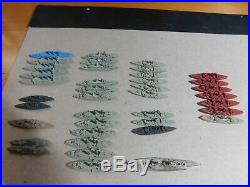 38 each 1/2400 scale Pre-Dreadnought model ships for Russo-Japanese War