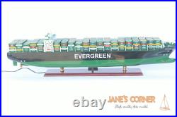 39.4 EVERGREEN Model Ship with light 103cm Cargo ship Model Best Quality