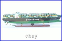 39.4 EVERGREEN Model Ship with light 103cm Cargo ship Model Best Quality
