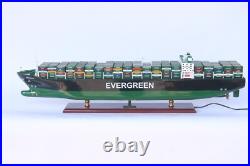 39.4 EVERGREEN Model Ship with light 103cm Cargo ship Model Best Quality