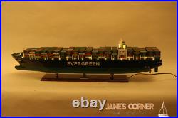39.4 EVERGREEN Model Ship with light 103cm Cargo ship Model Best Quality
