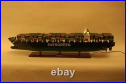 39.4 EVERGREEN Model Ship with light 103cm Cargo ship Model Best Quality