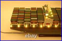 39.4 EVERGREEN Model Ship with light 103cm Cargo ship Model Best Quality