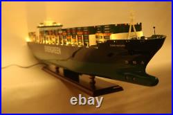 39.4 EVERGREEN Model Ship with light 103cm Cargo ship Model Best Quality